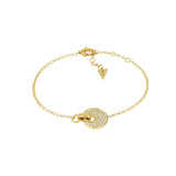 Bracciale Giove Oro Giallo e Pavé di Diamanti
