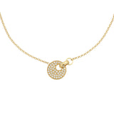 Dettaglio Collana Giove Oro Giallo e Pavé di Diamanti