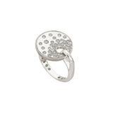 Anello Giove Stars Oro Bianco