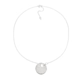 Collana Giove Diamantata Grande Oro Bianco Top