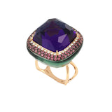 Video Anello Bonbon Quadrato Blu