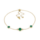 Video Bracciale Brio Cerchi Malachite E Diamanti