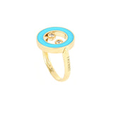 Anello Essenza Turchese e Diamanti