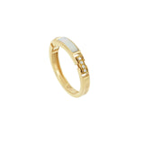 Anello Unica Madreperla e Diamanti