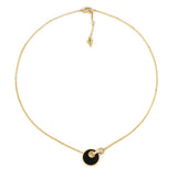 Collana Giove Onice E Diamanti