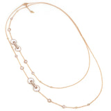 Collana 120 cm Giove Madreperla E Diamanti