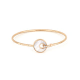 Video Bracciale Rigido Giove Madreperla E Diamanti