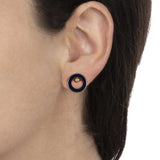 Indossato Orecchini Essenza Lapislazzuli e Diamanti