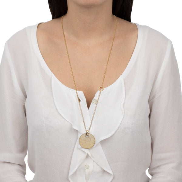 Indossato Collana Giove Stars con Pendente