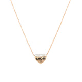 Dettaglio Collana Secret Cuore con Pavè di Diamanti