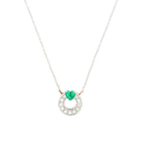 Collana Secret con Cuore Smeraldo