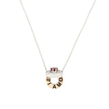 Collana Secret con Cuore Rubino - Aperto
