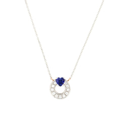 Collana Secret con Cuore Zaffiro