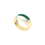 Anello Secret Malachite e Madreperla