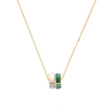 Collana Secret Malachite e Madreperla