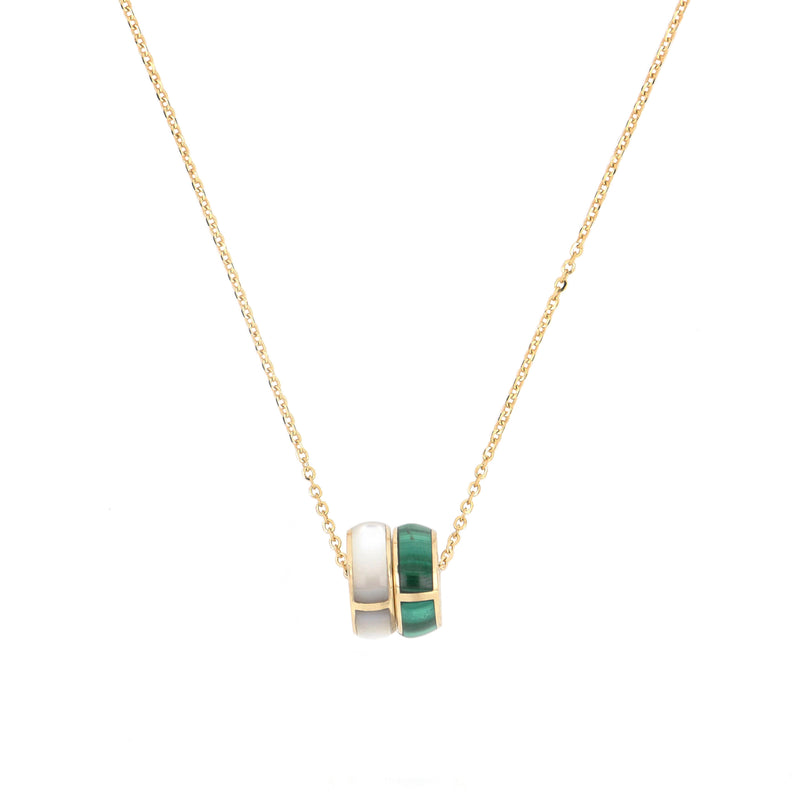 Collana Secret Malachite e Madreperla