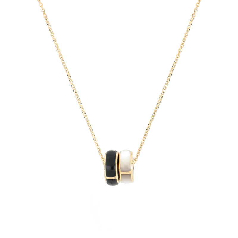 Collana Secret Onice e Madreperla