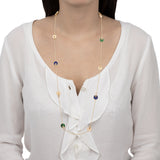 Collana Giove Grande Multicolor indossato