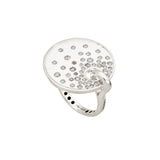 Anello Giove Stars Grande Oro Bianco