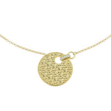 Collana Giove Diamantata grande Oro Giallo
