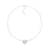 Collana Giove Diamanta Oro Bianco Completa