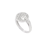 Anello Giove Diamanta Oro Bianco
