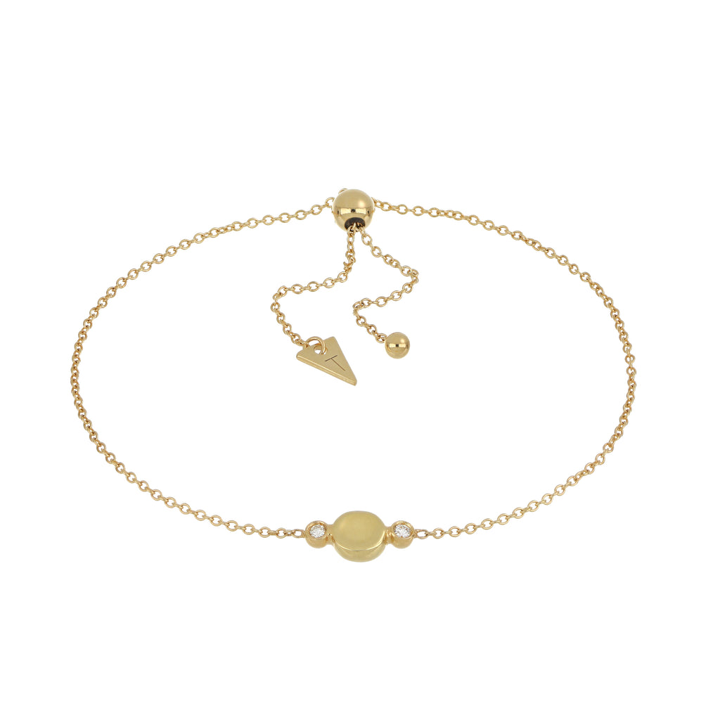 Video Bracciale Brio Cerchi Oro Lucido e Diamanti