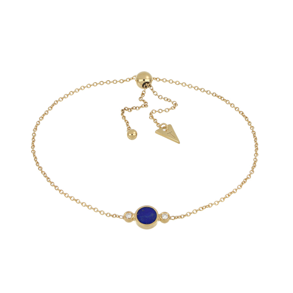 Video Bracciale Brio Cerchio Lapislazzuli E Diamanti