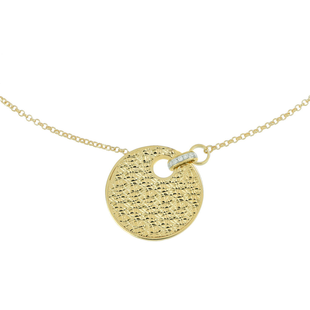 Video Collana Giove Diamantata grande Oro Giallo