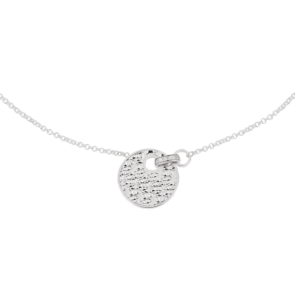video Collana Giove Diamantata Media Oro Bianco