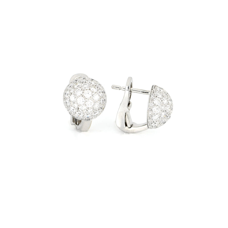 Universo Earrings White Gold with Diamonds