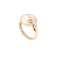 Anello Giove Madreperla e Diamanti